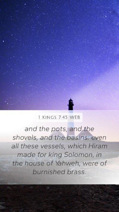 1 Kings 7:45 WEB Bible Verse Image
