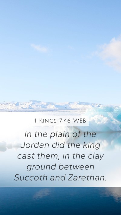 1 Kings 7:46 WEB Bible Verse Image