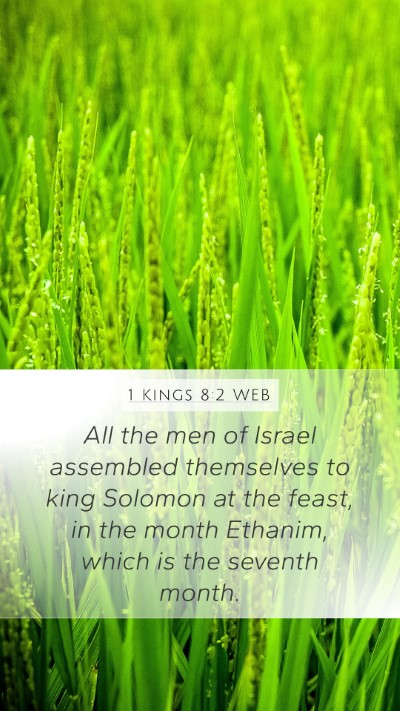 1 Kings 8:2 WEB Bible Verse Image