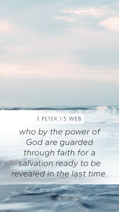 1 Peter 1:5 WEB Bible Verse Image