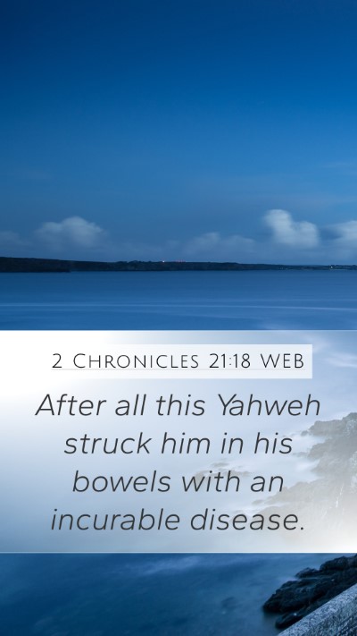 2 Chronicles 21:18 WEB Bible Verse Image