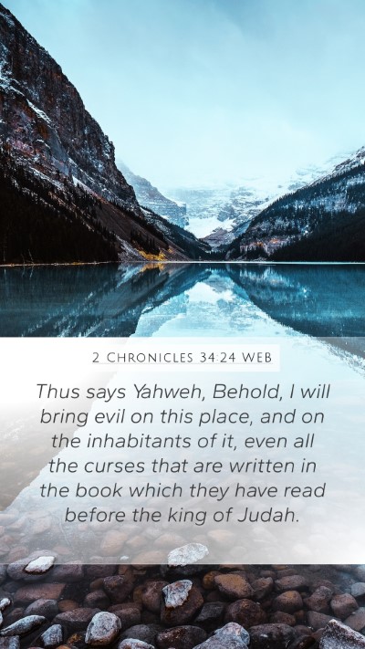 2 Chronicles 34:24 WEB Bible Verse Image