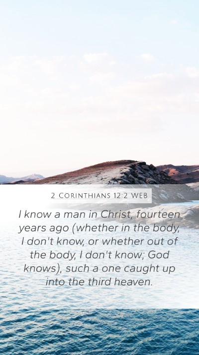 2 Corinthians 12:2 WEB Bible Verse Image