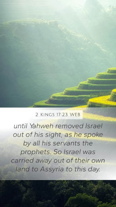 2 Kings 17:23 WEB Bible Verse Image