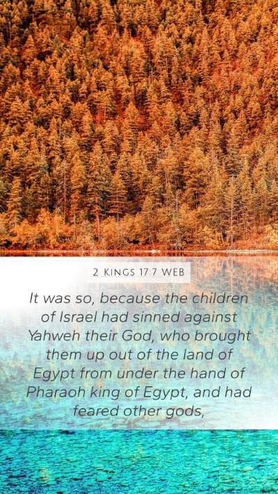 2 Kings 17:7 WEB Bible Verse Image