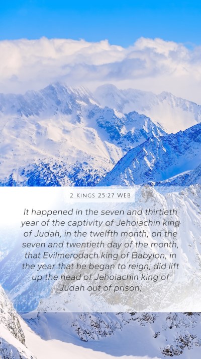 2 Kings 25:27 WEB Bible Verse Image