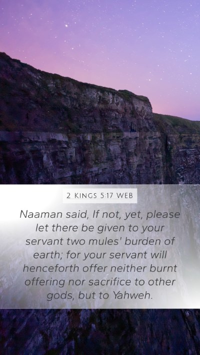 2 Kings 5:17 WEB Bible Verse Image