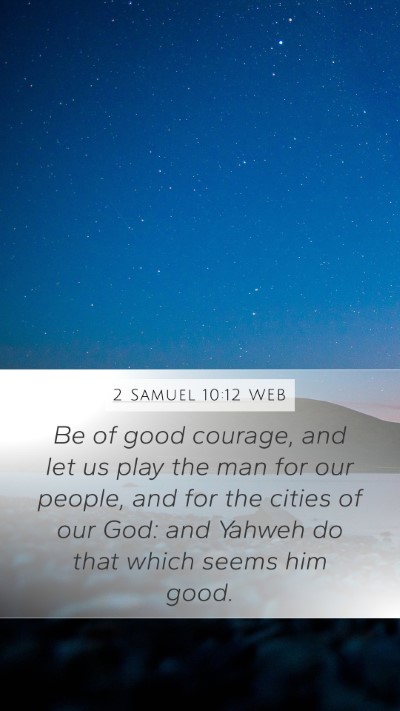 2 Samuel 10:12 WEB Bible Verse Image