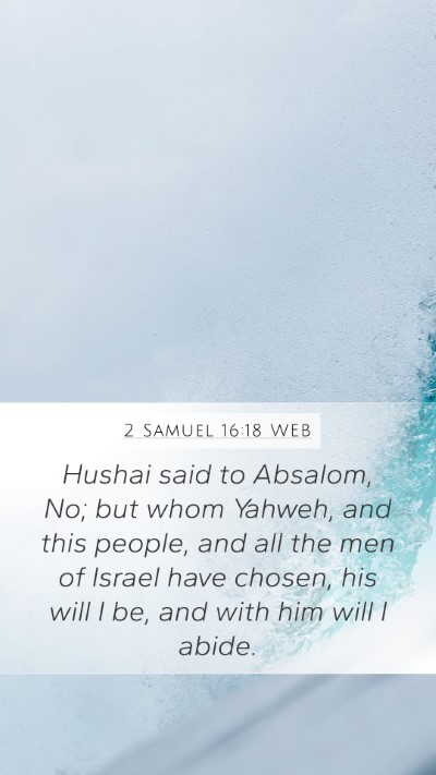 2 Samuel 16:18 WEB Bible Verse Image
