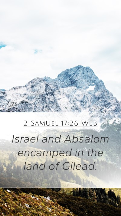 2 Samuel 17:26 WEB Bible Verse Image