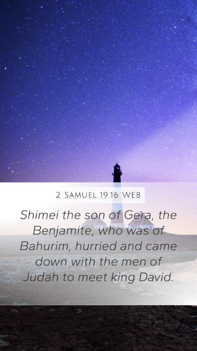 2 Samuel 19:16 WEB Bible Verse Image