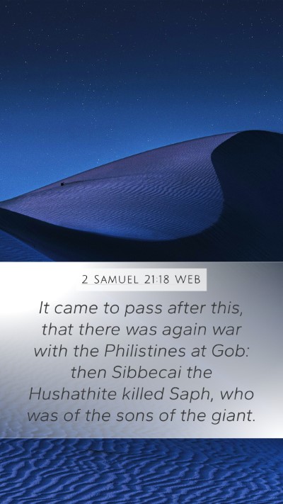2 Samuel 21:18 WEB Bible Verse Image