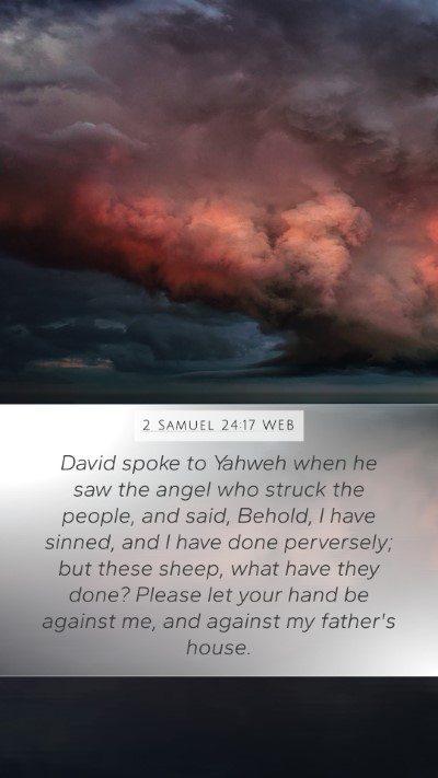2 Samuel 24:17 WEB Bible Verse Image