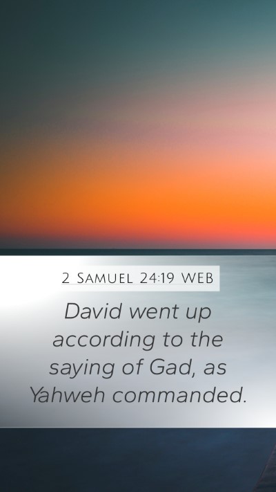2 Samuel 24:19 WEB Bible Verse Image