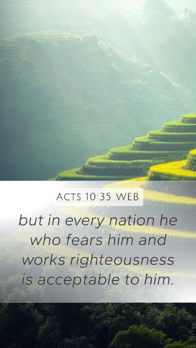 Acts 10:35 WEB Bible Verse Image