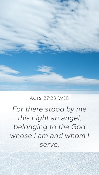 Acts 27:23 WEB Bible Verse Image