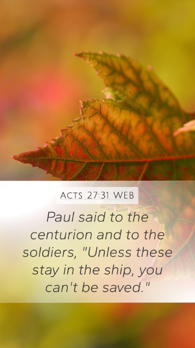 Acts 27:31 WEB Bible Verse Image