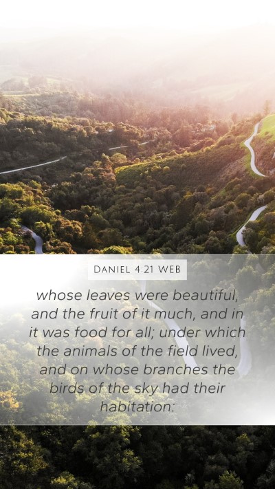 Daniel 4:21 WEB Bible Verse Image