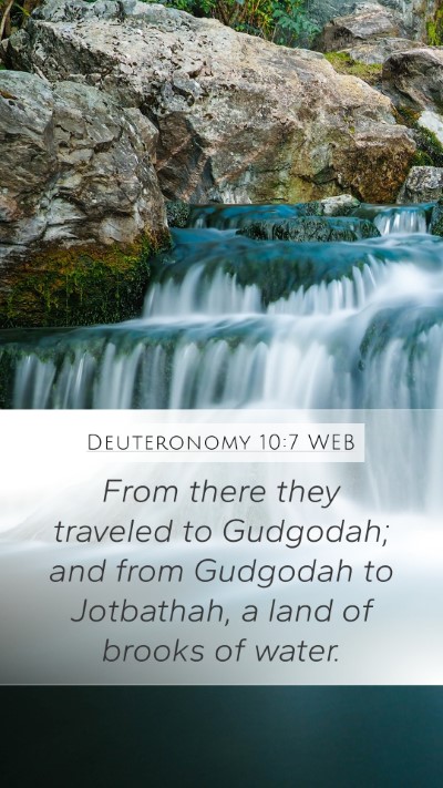 Deuteronomy 10:7 WEB Bible Verse Image