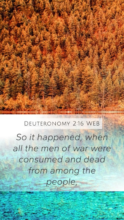 Deuteronomy 2:16 WEB Bible Verse Image