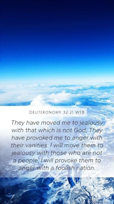 Deuteronomy 32:21 WEB Bible Verse Image