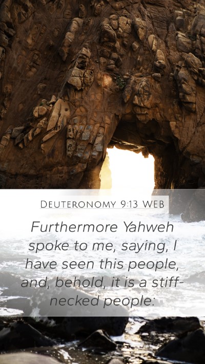 Deuteronomy 9:13 WEB Bible Verse Image