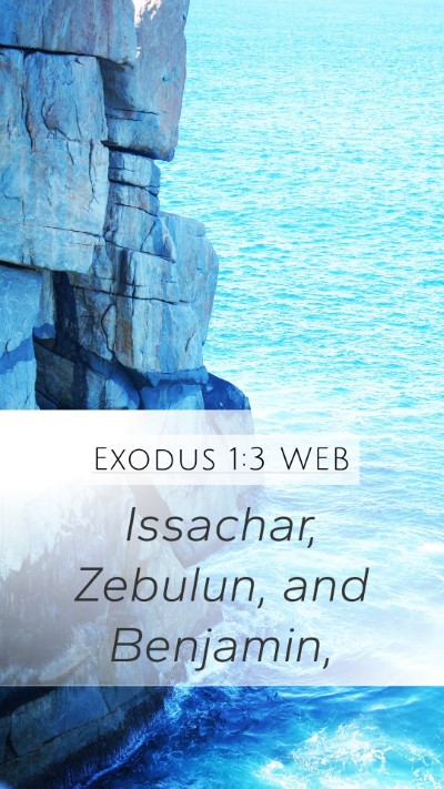 Exodus 1:3 WEB Bible Verse Image