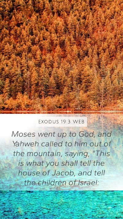 Exodus 19:3 WEB Bible Verse Image