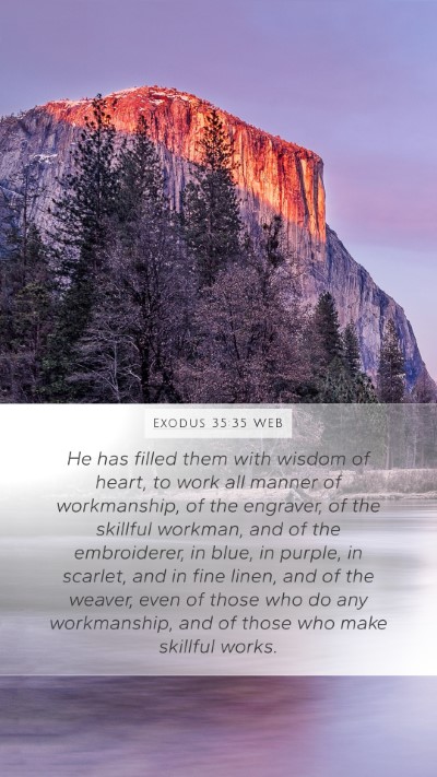 Exodus 35:35 WEB Bible Verse Image