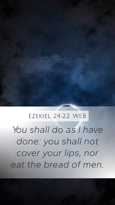 Ezekiel 24:22 WEB Bible Verse Image