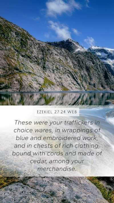 Ezekiel 27:24 WEB Bible Verse Image