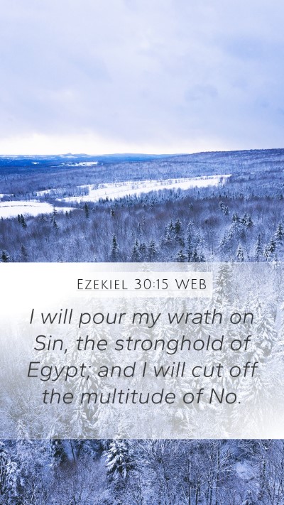 Ezekiel 30:15 WEB Bible Verse Image