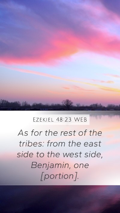 Ezekiel 48:23 WEB Bible Verse Image