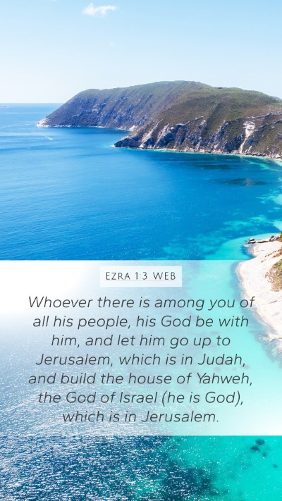 Ezra 1:3 WEB Bible Verse Image