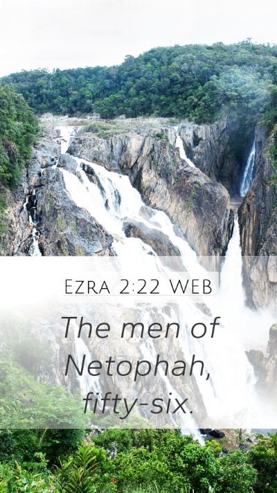 Ezra 2:22 WEB Bible Verse Image