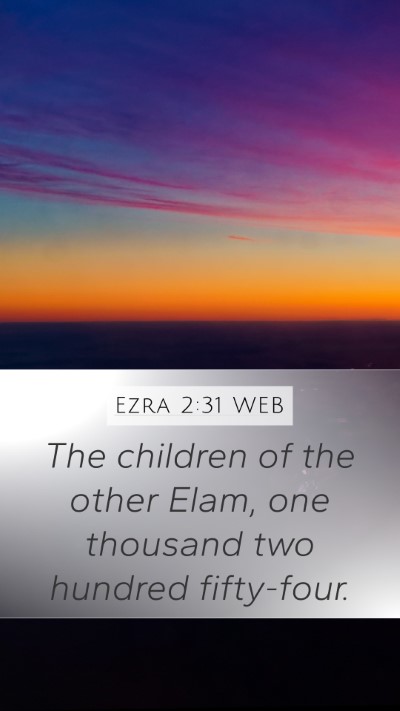 Ezra 2:31 WEB Bible Verse Image