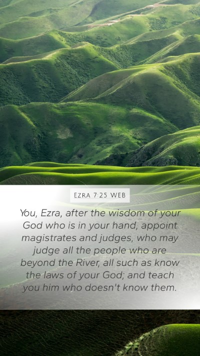 Ezra 7:25 WEB Bible Verse Image