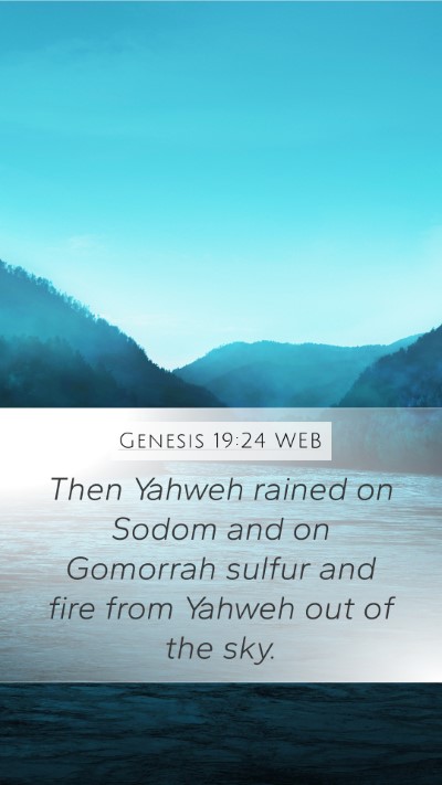 Genesis 19:24 WEB Bible Verse Image
