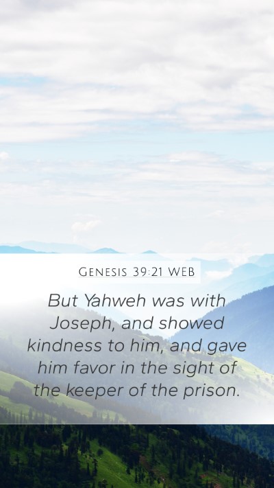 Genesis 39:21 WEB Bible Verse Image