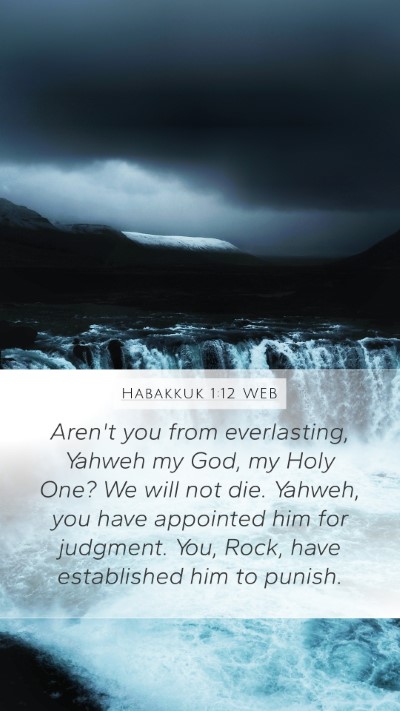 Habakkuk 1:12 WEB Bible Verse Image