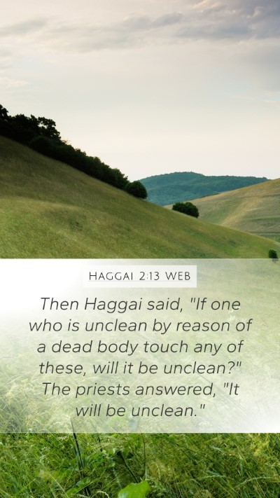 Haggai 2:13 WEB Bible Verse Image