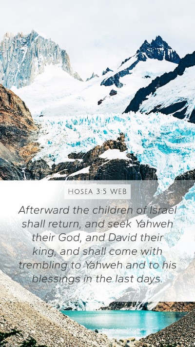 Hosea 3:5 WEB Bible Verse Image