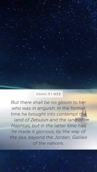 Isaiah 9:1 WEB Bible Verse Image