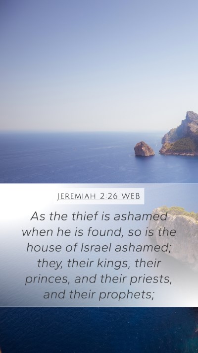 Jeremiah 2:26 WEB Bible Verse Image