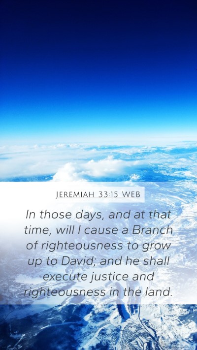 Jeremiah 33:15 WEB Bible Verse Image