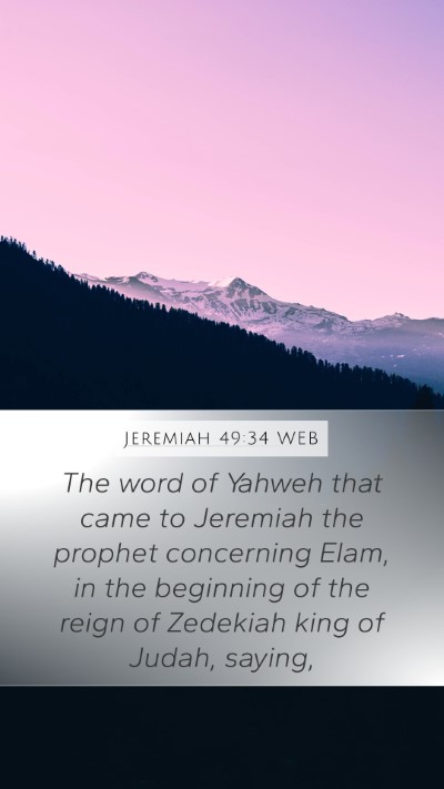 Jeremiah 49:34 WEB Bible Verse Image