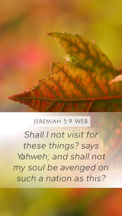 Jeremiah 5:9 WEB Bible Verse Image