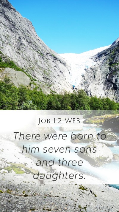 Job 1:2 WEB Bible Verse Image