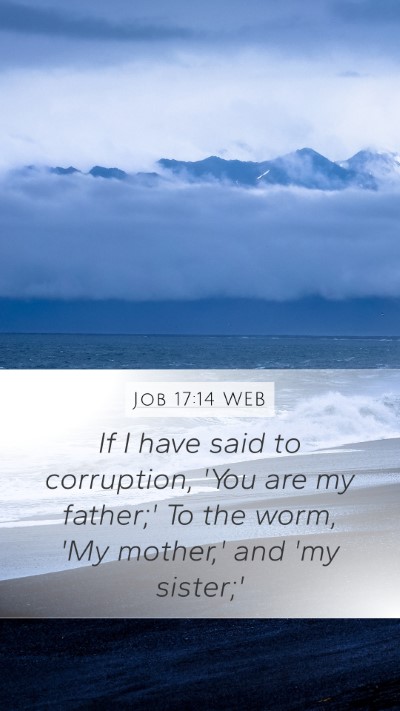 Job 17:14 WEB Bible Verse Image