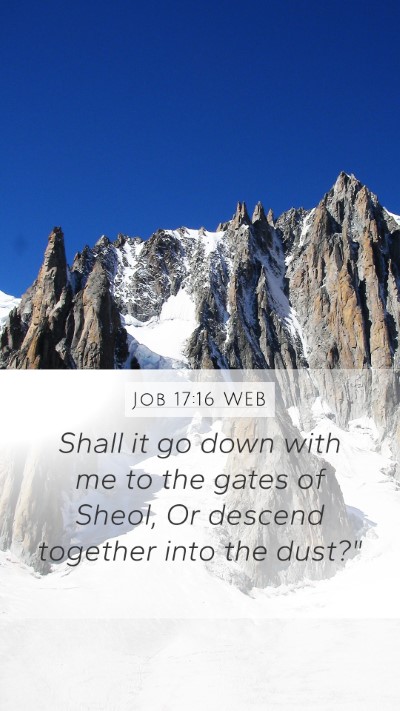 Job 17:16 WEB Bible Verse Image